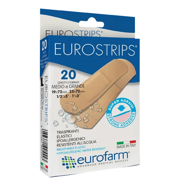 Curitas Eurostrips Eurofarm 19 X 72mm + 25 X 72mm 20 Unds